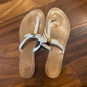 Tory Burch sandals white strap size 10